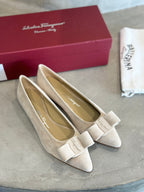 SF Viva Pointed-Toe Ballet Flats