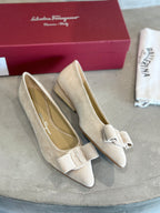 SF Viva Pointed-Toe Ballet Flats