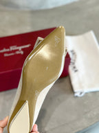 SF Viva Pointed-Toe Ballet Flats