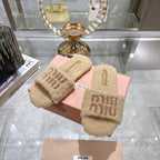 Embroidered Wool Slippers — Premium Comfort Edition