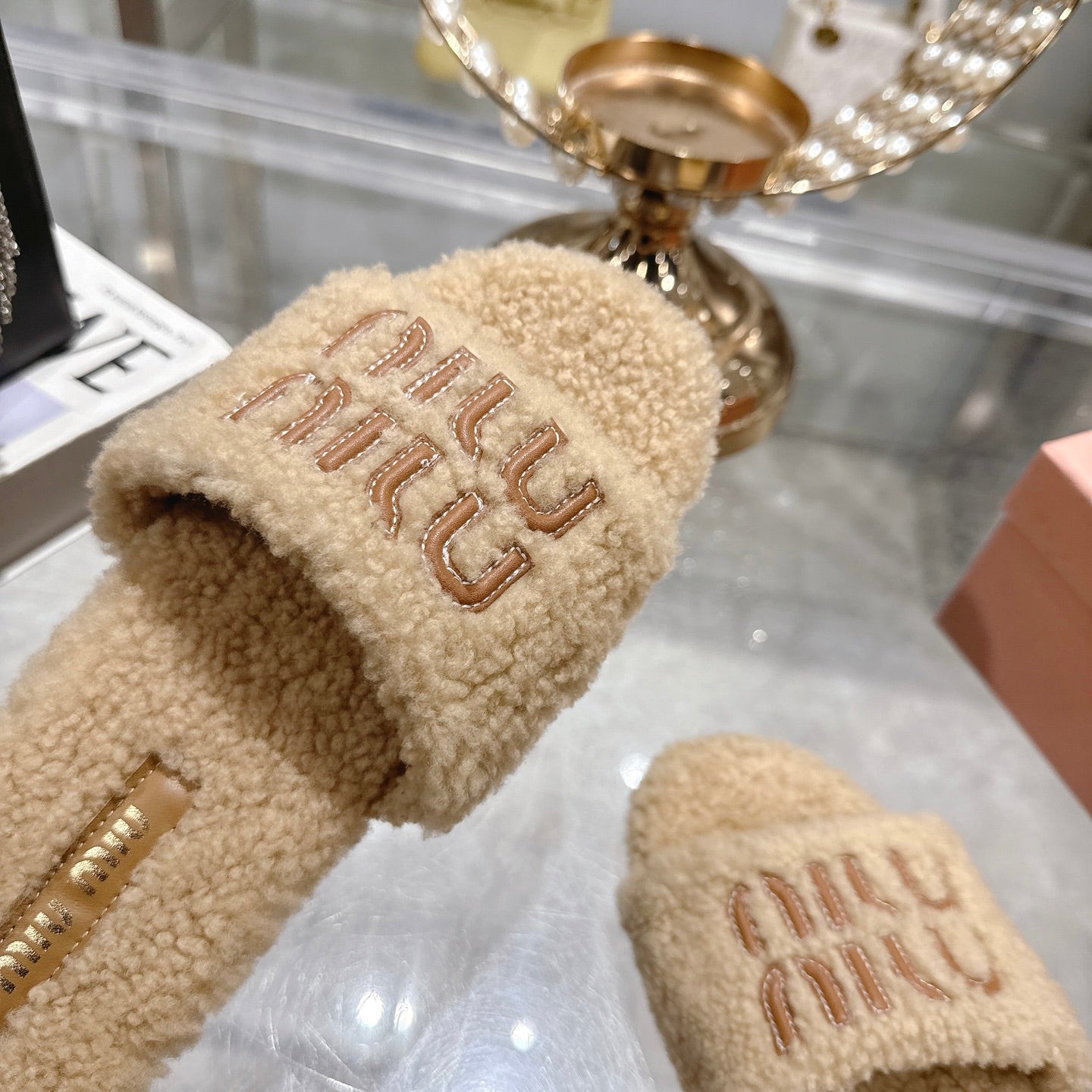 Embroidered Wool Slippers — Premium Comfort Edition