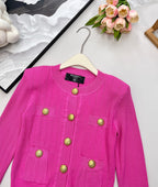 BLMN Luxury Knit Cardigan – Gold Button Edition