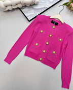 BLMN Luxury Knit Cardigan – Gold Button Edition