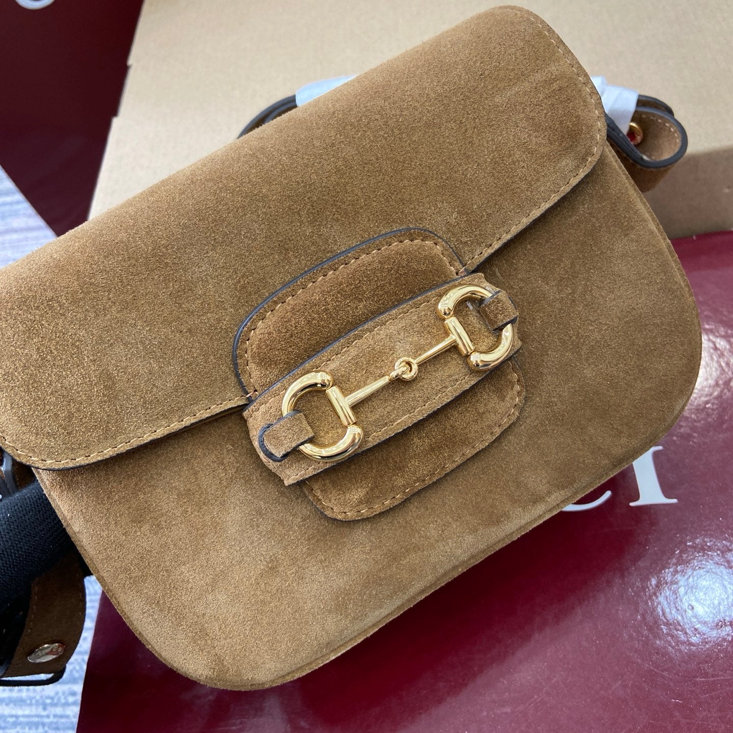 Horsebit 1955 Bag suede (Premium Quality )