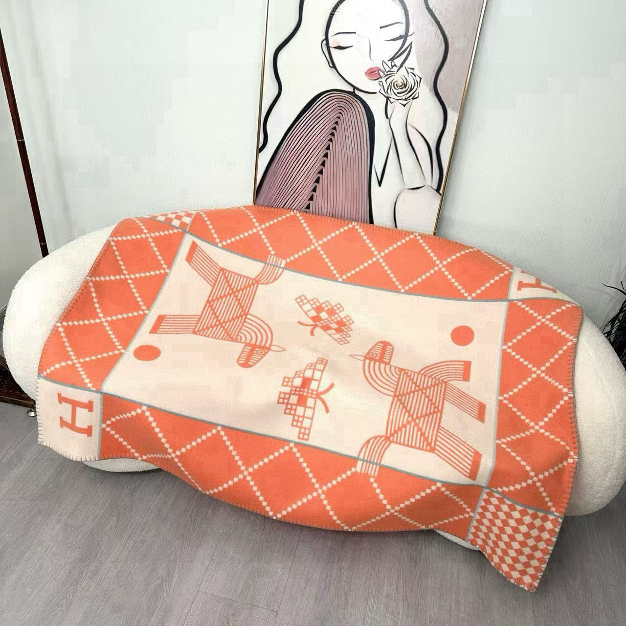 Avalon Animaux Nattes Premium Baby & Home Throw Blanket