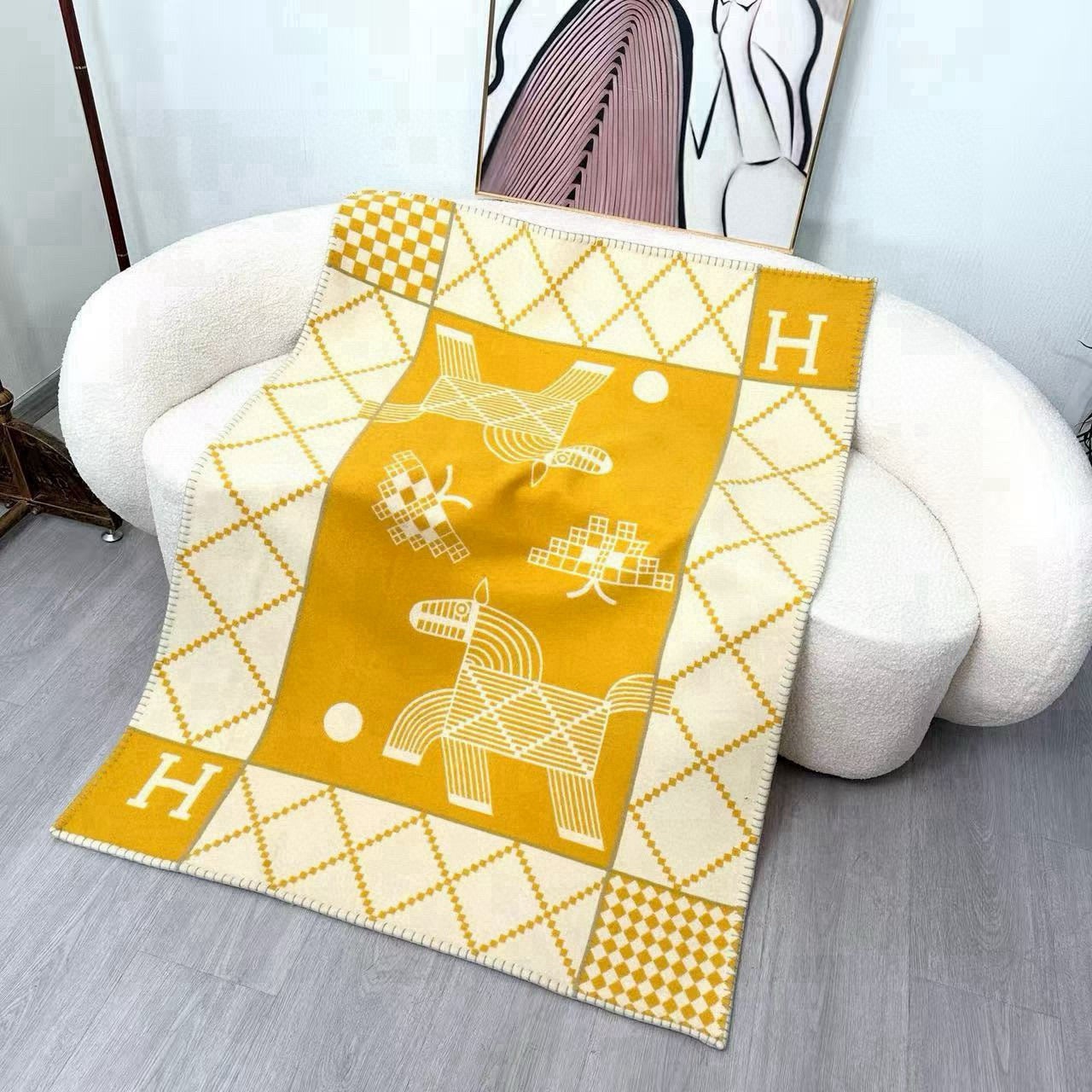 Avalon Animaux Nattes Premium Baby & Home Throw Blanket