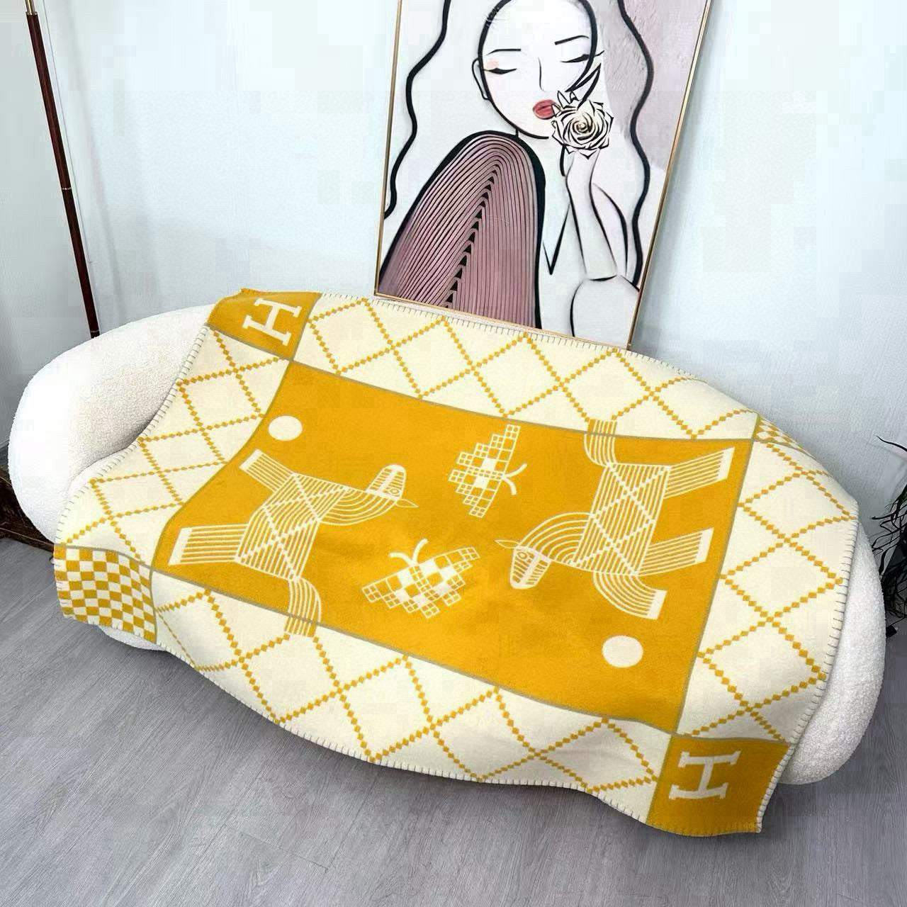 Avalon Animaux Nattes Premium Baby & Home Throw Blanket