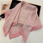 Silk Floral Scarf (90cm )