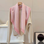 Silk Floral Scarf (90cm )