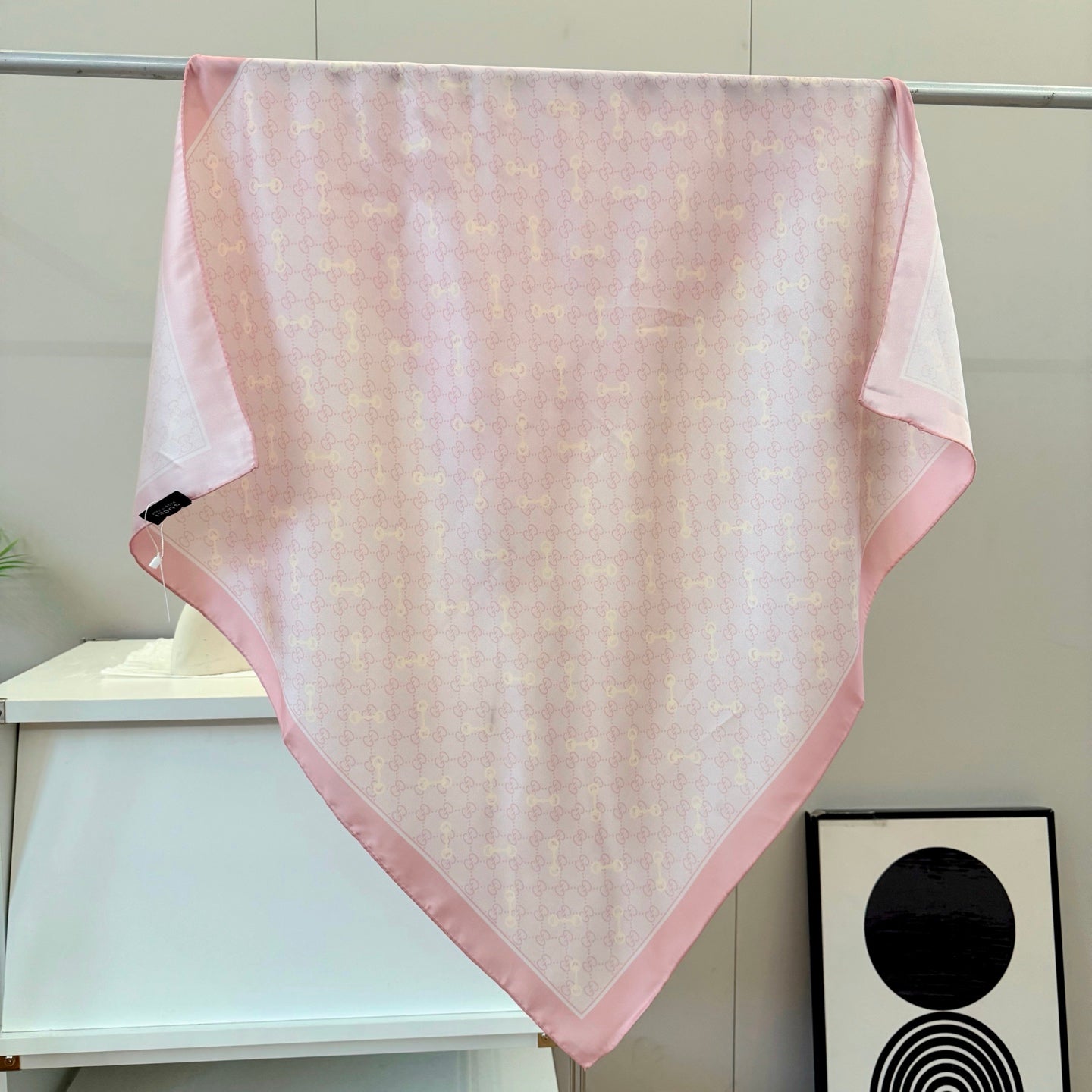 Silk Floral Scarf (90cm )