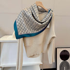 Silk Floral Scarf (90cm )