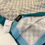 Silk Floral Scarf (90cm )