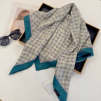 Silk Floral Scarf (90cm )
