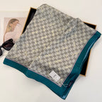 Silk Floral Scarf (90cm )