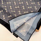 Silk Floral Scarf (90cm )