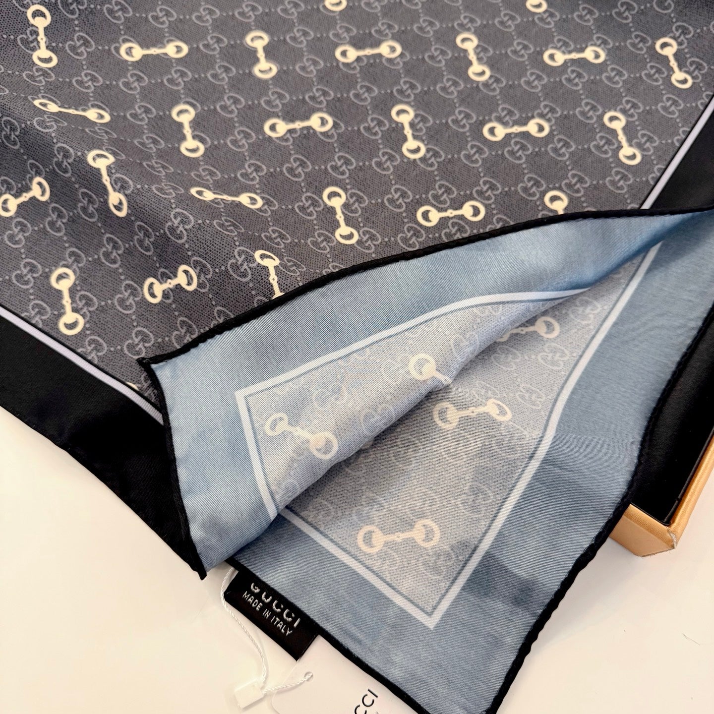 Silk Floral Scarf (90cm )