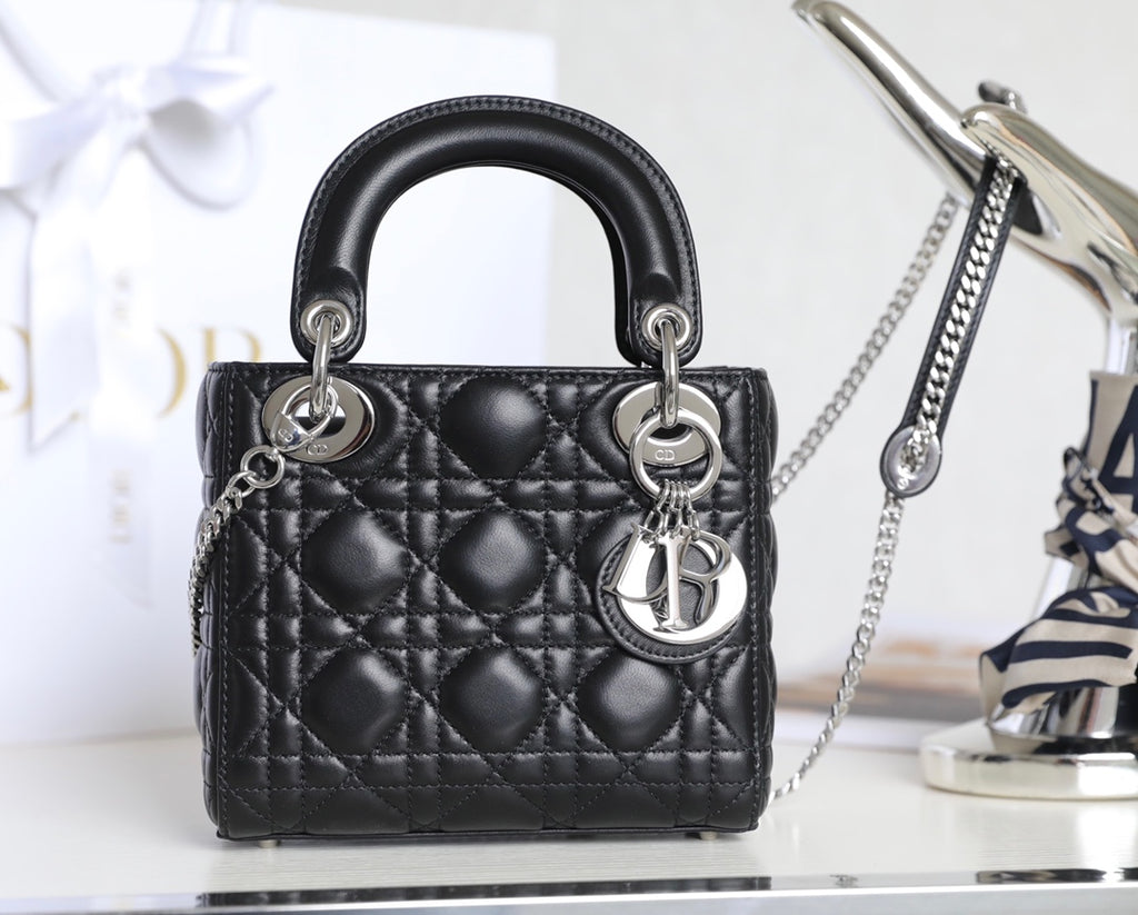 Lady D Mini – Black Cannage (Premium Quality)