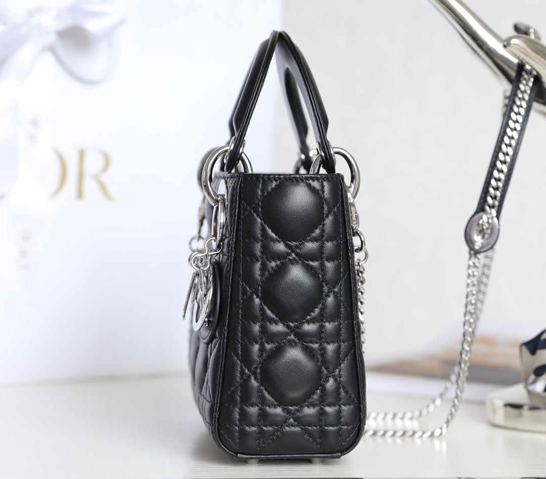 Lady D Mini – Black Cannage (Premium Quality)