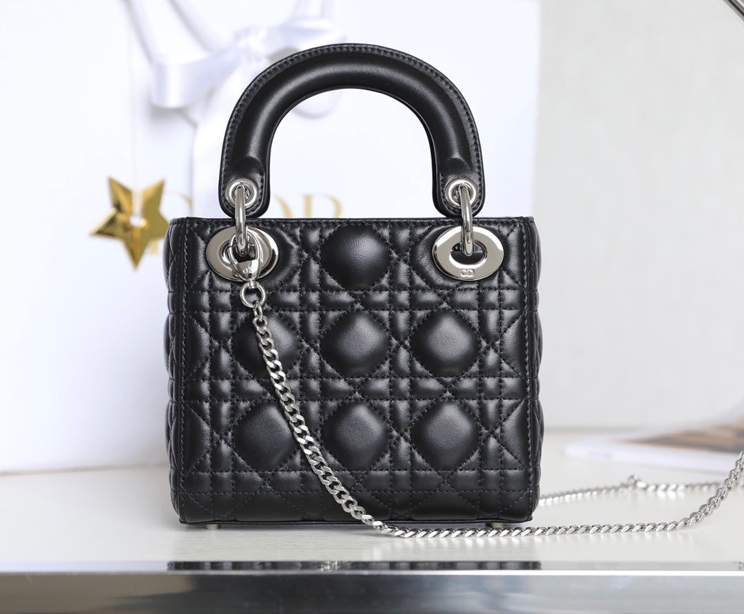 Lady D Mini – Black Cannage (Premium Quality)