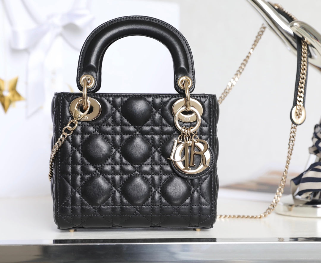 Lady D Mini – Black Cannage (Premium Quality)