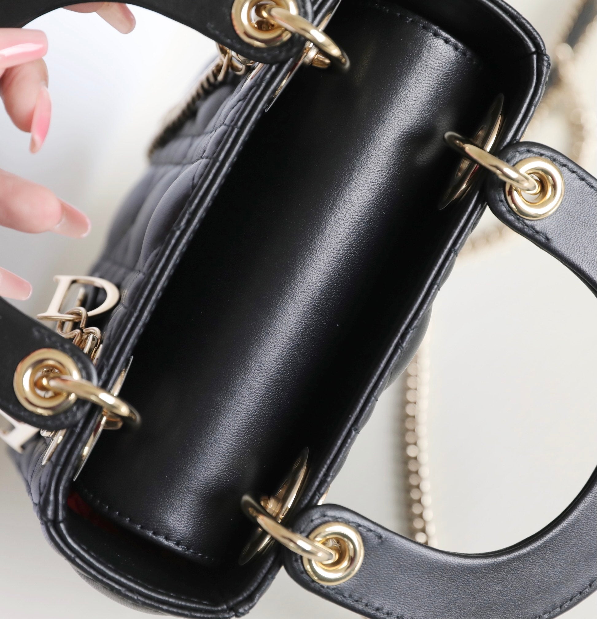 Lady D Mini – Black Cannage (Premium Quality)