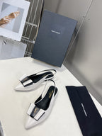 Slingback Flats – Premium Lambskin &  Italian Sole