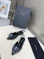 Slingback Flats – Premium Lambskin &  Italian Sole
