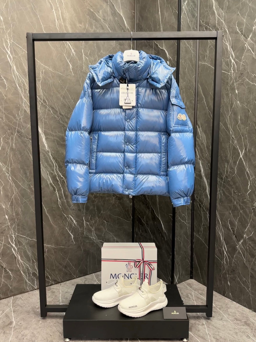 Mclr Maya 70 Metallic Short Puffer Jacket – Limited Edition