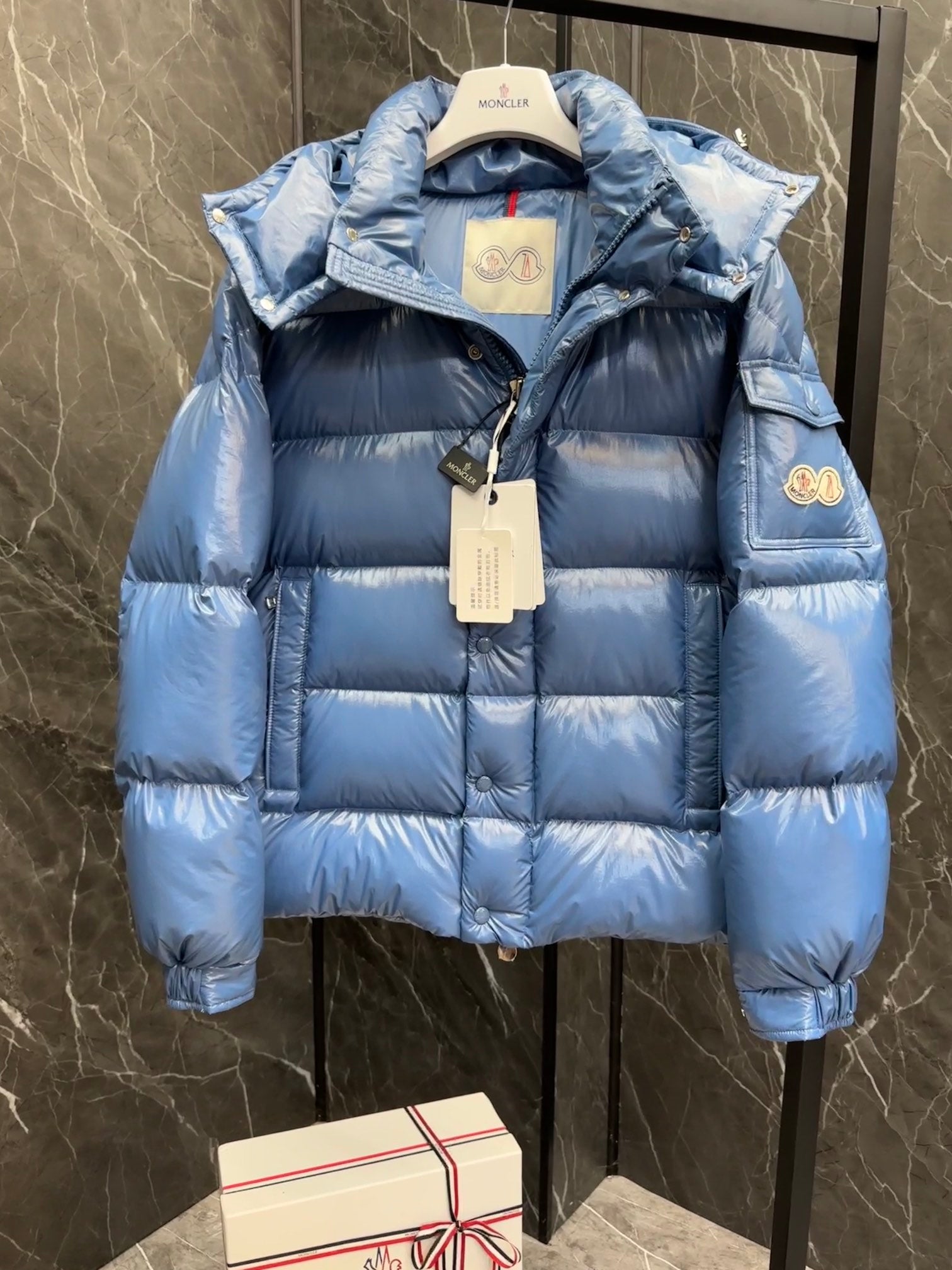 Mclr Maya 70 Metallic Short Puffer Jacket – Limited Edition