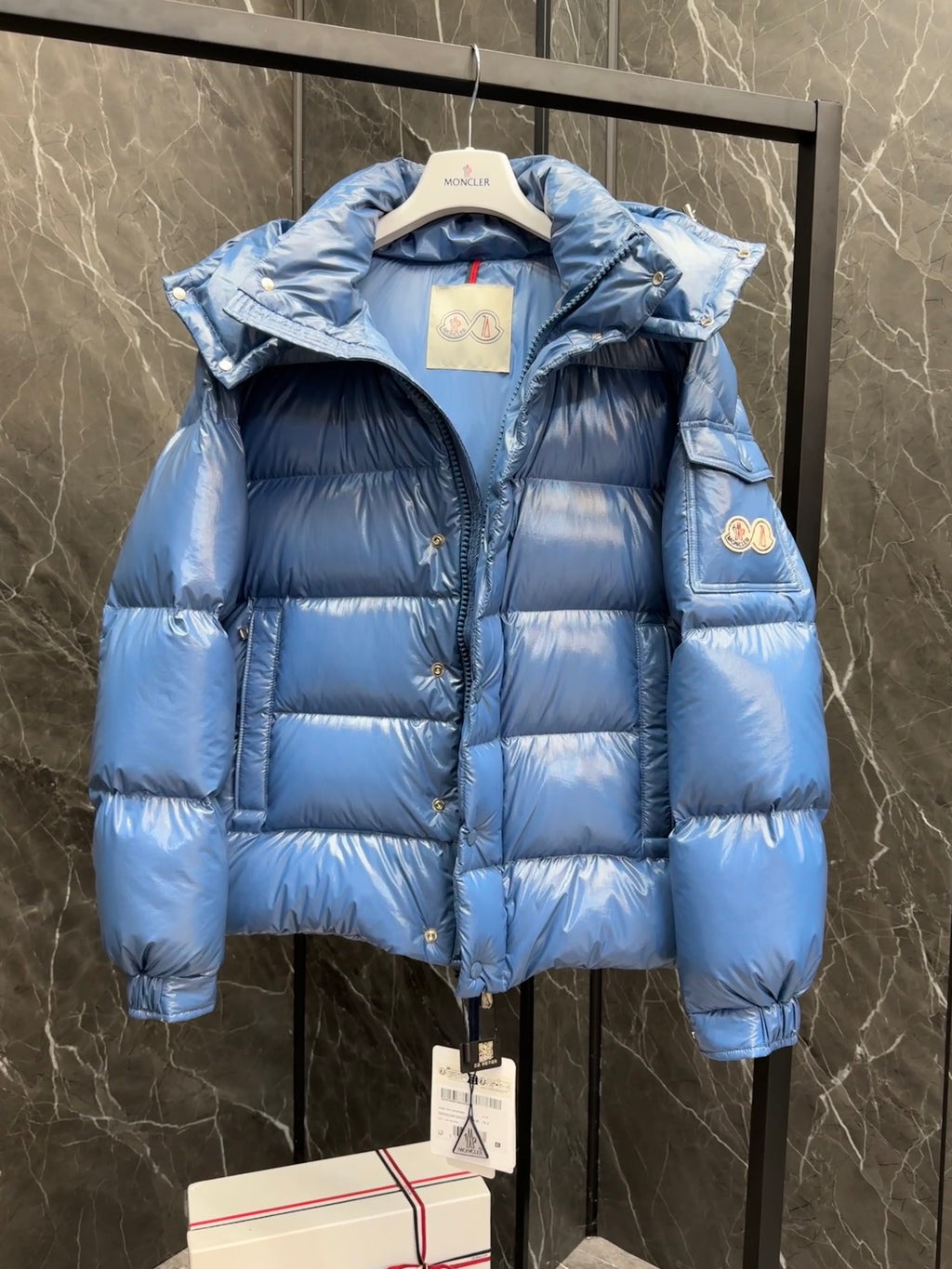 Mclr Maya 70 Metallic Short Puffer Jacket – Limited Edition