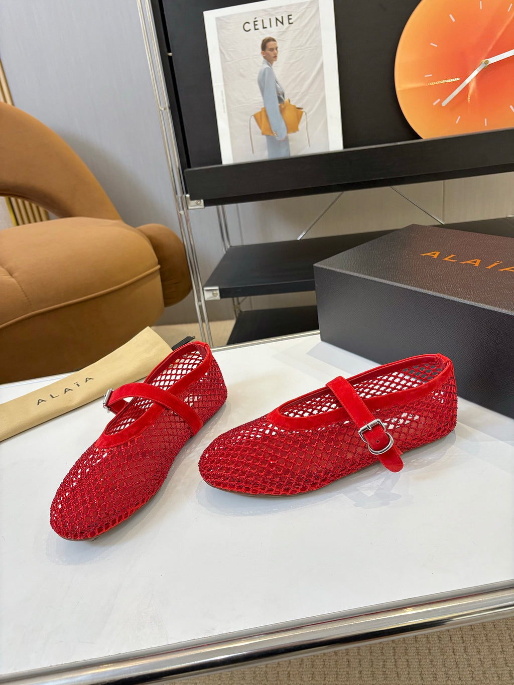 Retro Buckle Mary Jane Ballet Flats – Runway Style