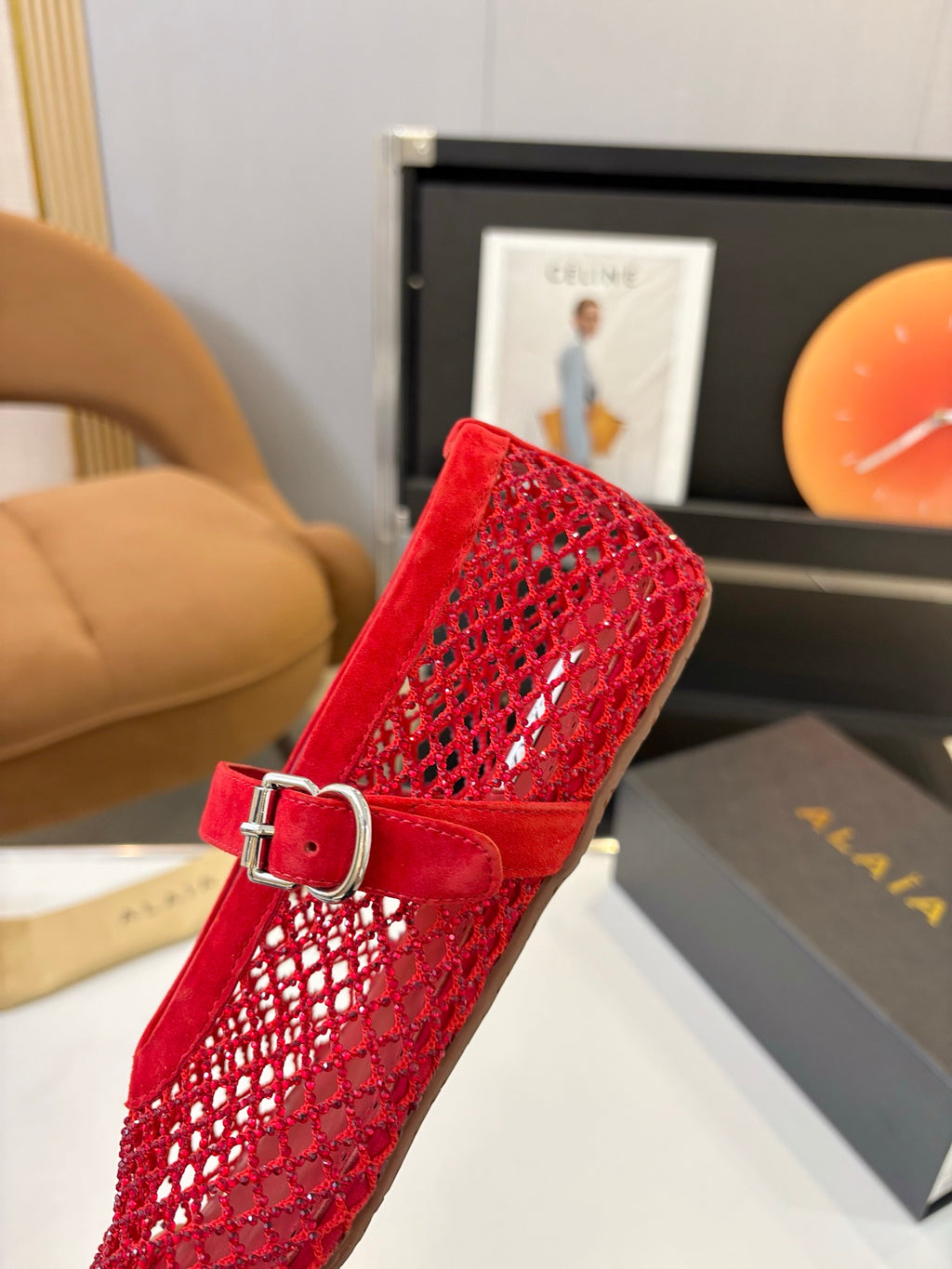 Retro Buckle Mary Jane Ballet Flats – Runway Style