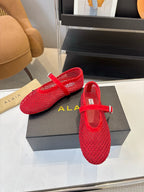 Retro Buckle Mary Jane Ballet Flats – Runway Style