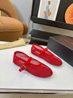 Retro Buckle Mary Jane Ballet Flats – Runway Style