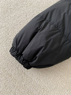 MM Premium Down Jacket with Printed Leather Collar