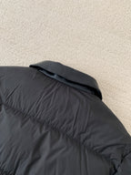 MM Premium Down Jacket with Printed Leather Collar