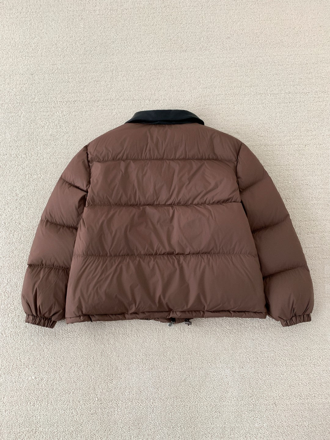 MM Premium Down Jacket with Printed Leather Collar