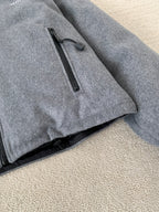 Premium Stand-Collar Fleece Down Jacket