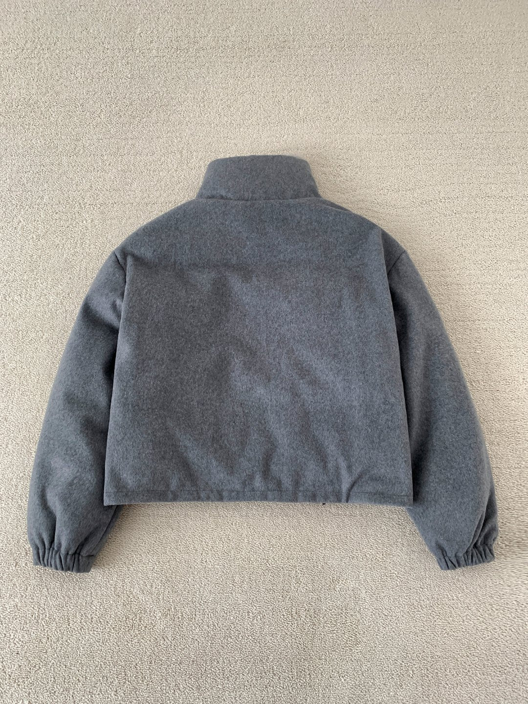 Premium Stand-Collar Fleece Down Jacket