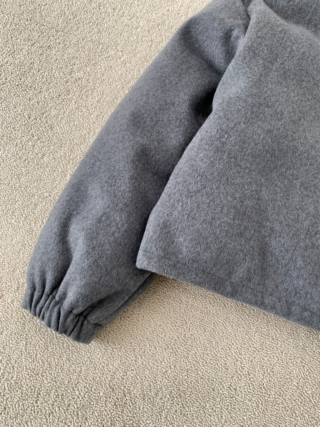 Premium Stand-Collar Fleece Down Jacket