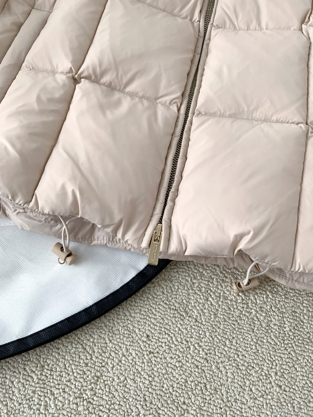 Premium White Goose Down Cropped Jacket