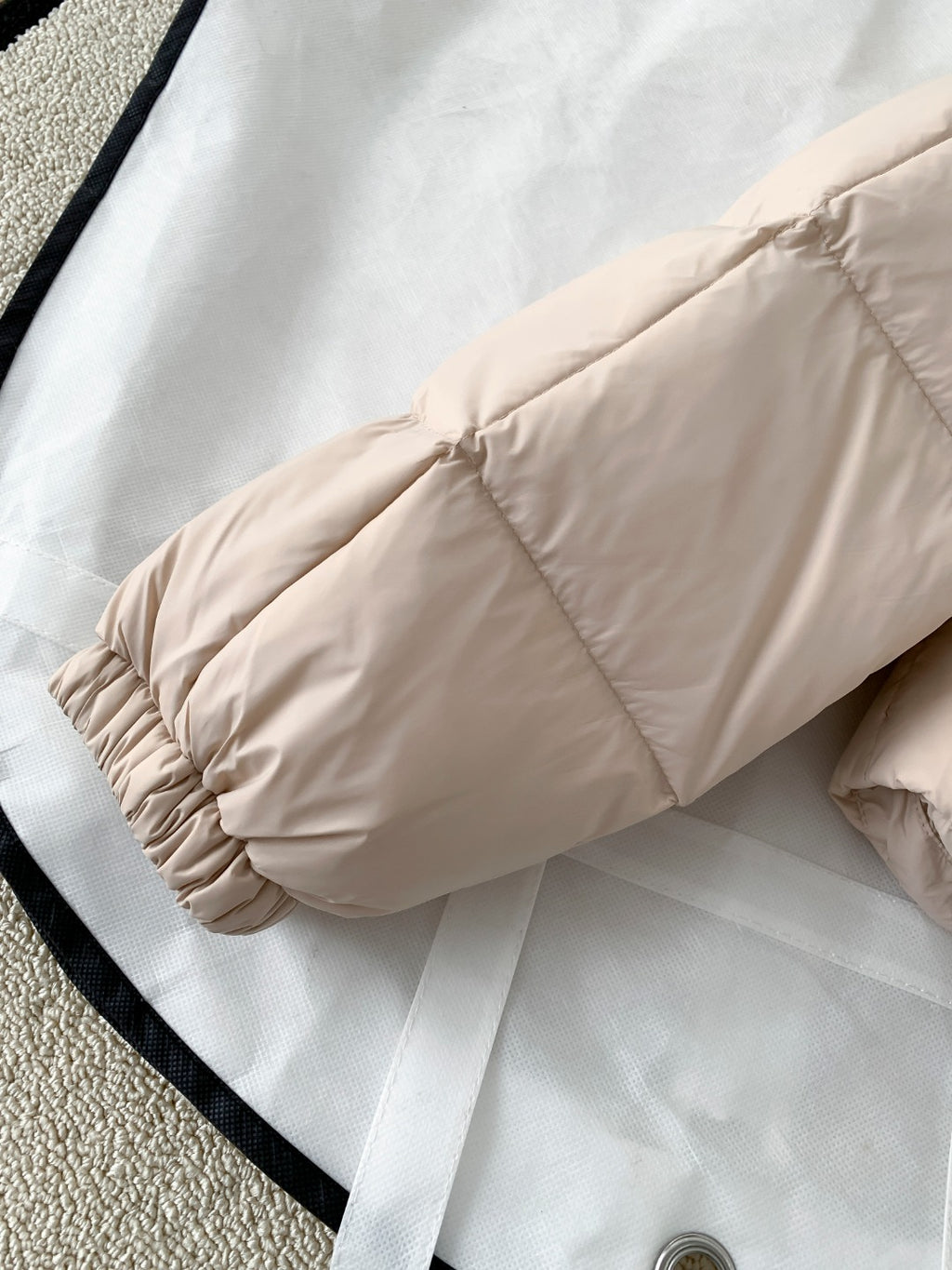 Premium White Goose Down Cropped Jacket