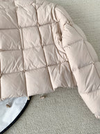 Premium White Goose Down Cropped Jacket