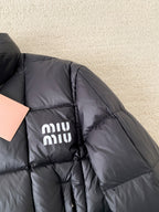 Premium White Goose Down Cropped Jacket