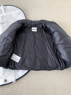 Premium White Goose Down Cropped Jacket