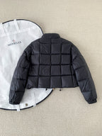Premium White Goose Down Cropped Jacket