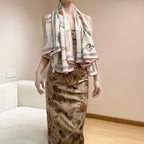 “Equestrian Story” Double-Sided Shawl (Premium Quality )