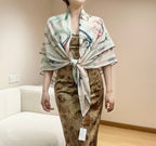 “Equestrian Story” Double-Sided Shawl (Premium Quality )