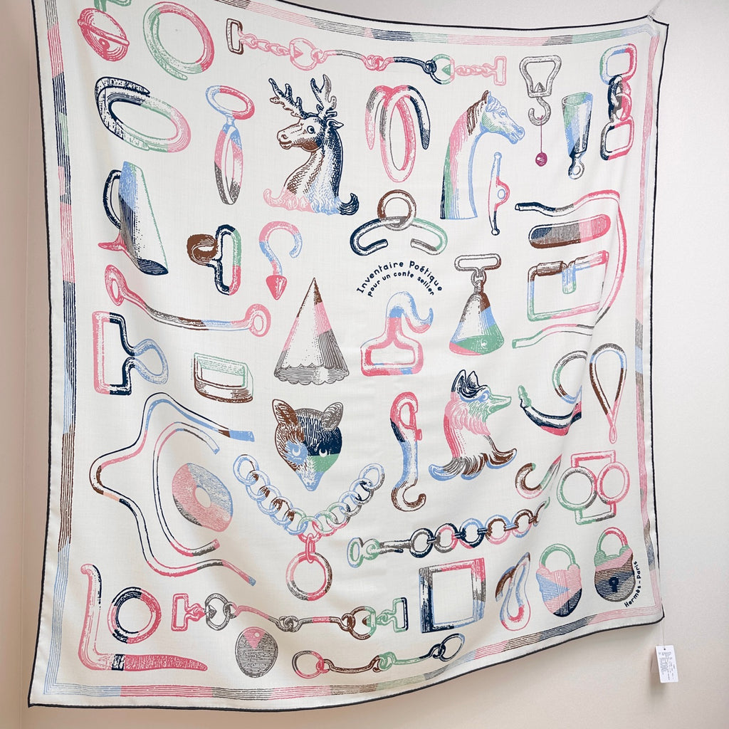 “Equestrian Story” Double-Sided Shawl (Premium Quality )