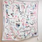 “Equestrian Story” Double-Sided Shawl (Premium Quality )